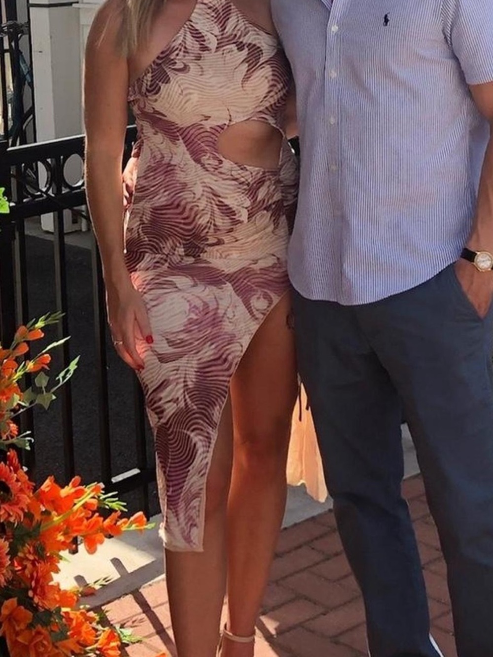 Forever 21 Asymmetrical Cutout Dress